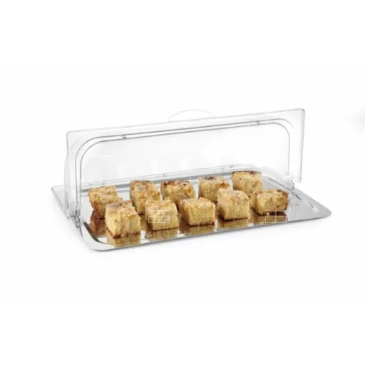  Bemutató tálca rolltop fedővel