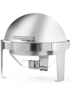 HENDI Kerek chafing edény roll-top tetővel - 5,6 liter