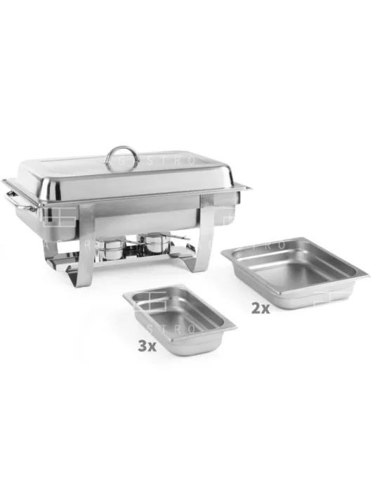 HENDI Chafing - GN1/1 -  5 db GN edénnyel
