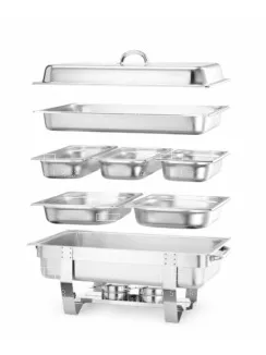 HENDI Chafing - GN1/1 -  5 db GN edénnyel
