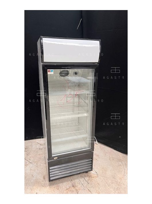 Üvegajtós hűtő - 200 liter