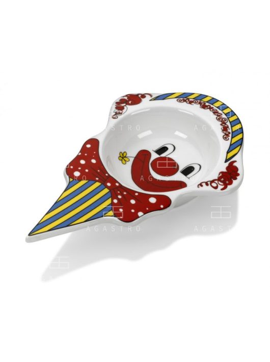 Porcelán bohócos tányér gyerekeknek