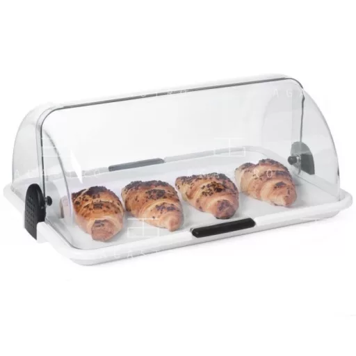  Bemutató tálca rolltop fedővel
