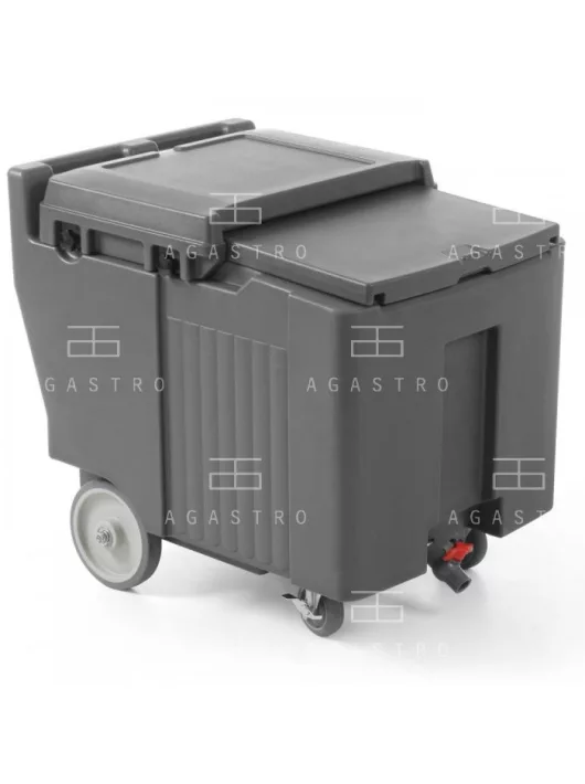 HENDI Hőszigetelt jégtároló, jégszállító kocsi - 110 liter