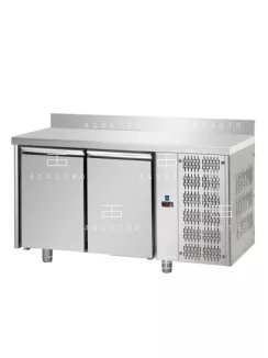   Hűtött munkaasztal hátsó felhajtással - 2 ajtóval GN 1/1 (+43°C, 60% Rh) 0 ... +10 °C, 0.495 kW