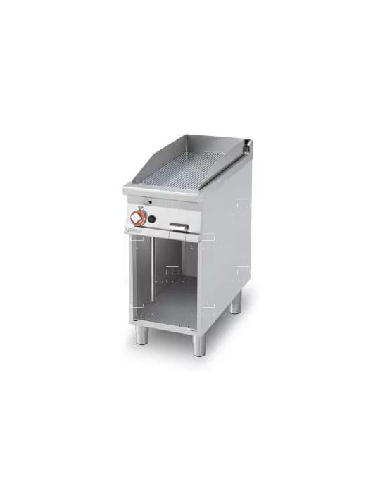 Gázüzemű rostlap nyitott tárolóval- 1 zóna, 7 kW (bordázott)