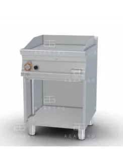   Gázüzemű rostlap nyitott tárolóval- 1 zóna, 10,5 kW (bordázott)