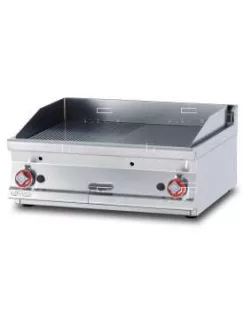 Gázüzemű rostlap - 2 zóna, 14 kW (sima és bordázott)