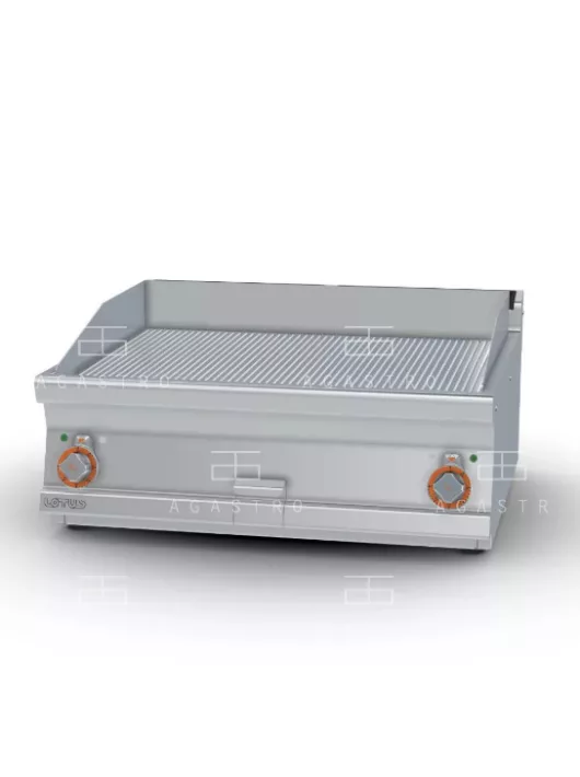 Elektromos rostlap - 2 zóna, 11,1 kW (bordázott, keménykrómozott munkalap)
