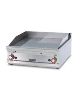 Gázüzemű rostlap - 2 zóna, 18 kW (sima és bordázott)