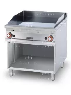   Gázüzemű rostlap nyitott tárolóval- 2 zóna, 18 kW (keménykrómozott munkalap)