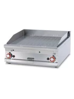   Gázüzemű rostlap - 2 zóna, 18 kW (keménykrómozott, bordázott munkalap)