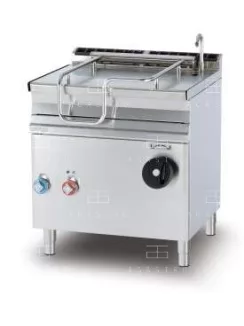 Elektromos billenő serpenyő - 50 literes (inox felületű)