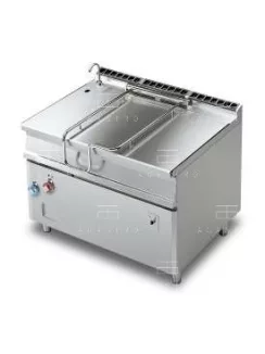   Elektromos billenő serpenyő automata üstmozgással - 120 literes (inox felületű)