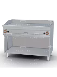   Gázüzemű rostlap nyitott tárolóval- 2 zóna, 21 kW (öntöttvas, sima és bordázott)