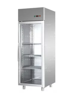   AF07EKOMTNPV Üvegajtós hűtővitrin - 700 literes, (+43°C, 65% Rh) 0 ... +10 °C hűtéstartománnyal, 710 x 800 x 2030/2100 mm, 0.385 kW
