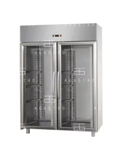   AF14EKOMTNPV Üvegajtós hűtővitrin - 1400 literes, (+43°C, 65% Rh) 0 ... +10 °C hűtéstartománnyal, 1420 x 800 x 2030/2100 mm, 0.57 kW