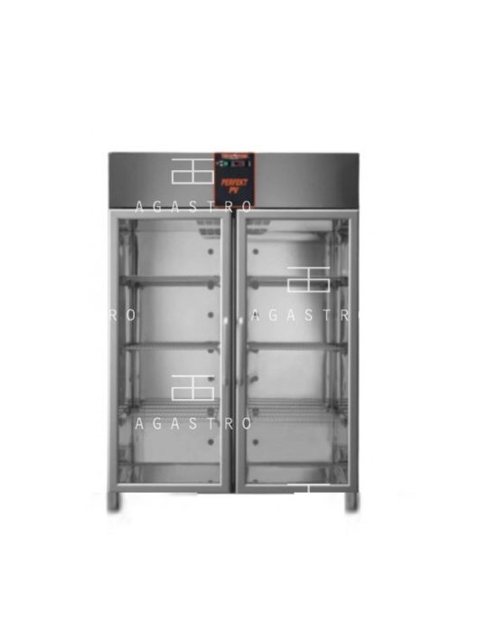 AF14PKMTNPV Rozsdamentes hűtőszekrény üvegajtóval - 1400 literes, 0.7 kW, 1420 x 800 x 2100 mm