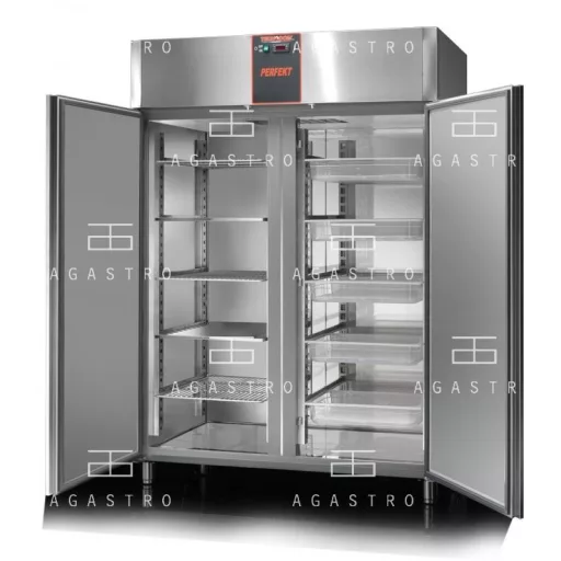AF14PKMTN Kétajtós háttérhűtő - 1400 literes, 0.69 kW, 1420 x 800 x 2030/2100 mm