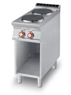 Álló elektromos tűzhely - 2 főzőlap, 7 kW