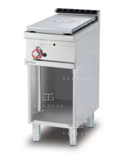   Álló francia lapos tűzhely, nyitott tárolóval - 1 zóna, 7 kW