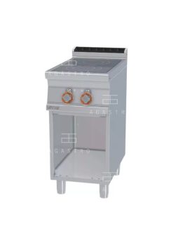 Álló üvegkerámia lapos tűzhely - 2 zóna, 5 kW