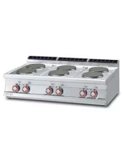 Asztali elektromos tűzhely - 6 főzőlap, 15,6 kW