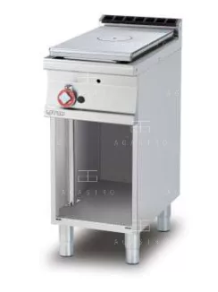   Álló francia lapos tűzhely, nyitott tárolóval - 1 zóna, 7 kW