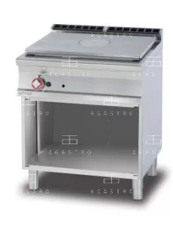   Álló francia lapos tűzhely, nyitott tárolóval - 1 zóna, 12 kW