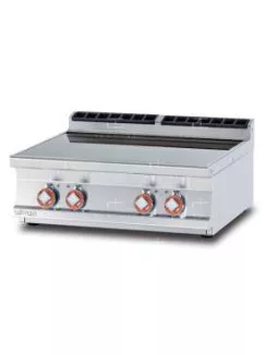 Asztali üvegkerámiás tűzhely - 4 zóna, 10 kW