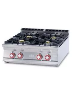Asztali gázüzemű tűzhely - 4 égőfej, 28 kW