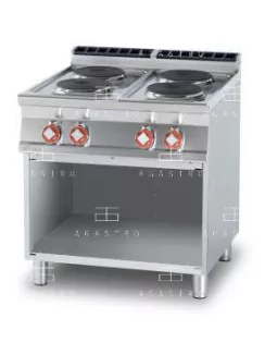   Álló elektromos tűzhely, sütő nélkül - 4 főzőlap, 14 kW
