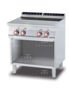 Álló üvegkerámiás tűzhely - 4 zóna, 10 kW