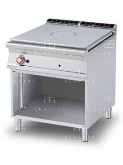   Álló francia lapos tűzhely, nyitott tárolóval - 1 zóna, 12 kW