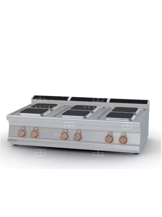 Asztali elektromos tűzhely - 6 főzőlap, 15,6 kW