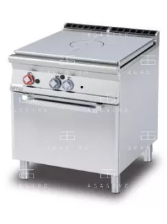   Gázüzemű francia lapos tűzhely, statikus sütővel - 1 zóna, 20,5 kW