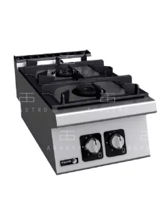Asztali gázüzemű tűzhely - 2 égőfej, 16 kW