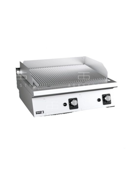 Asztali gázüzemű grillsütő (inox) - 2 zóna - 16,2 kW