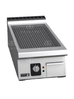   Gázüzemű rostlap (krómozott) - 1 zónás - bordázott - 9,25 kW