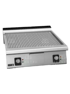   Gázüzemű rostlap (krómozott) - 2 zónás - bordázott - 18,5 kW