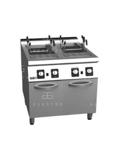   Ipari gázüzemű tésztafőző tárolóval - 2 x 40 literes - 32 kW