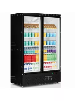 TEFCOLD Atom Maxi C2DB üvegajtós hűtővitrin, 1081 liter