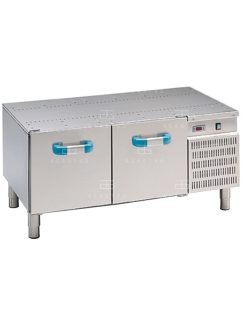   BR2C6 - Kétfiókos alacsony hűtött munkaasztal - 1200 x 600 x 580 mm