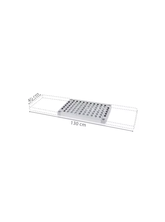 Polclap Aluplast állványhoz, 40 cm-es mélységgel - 1300x400 mm