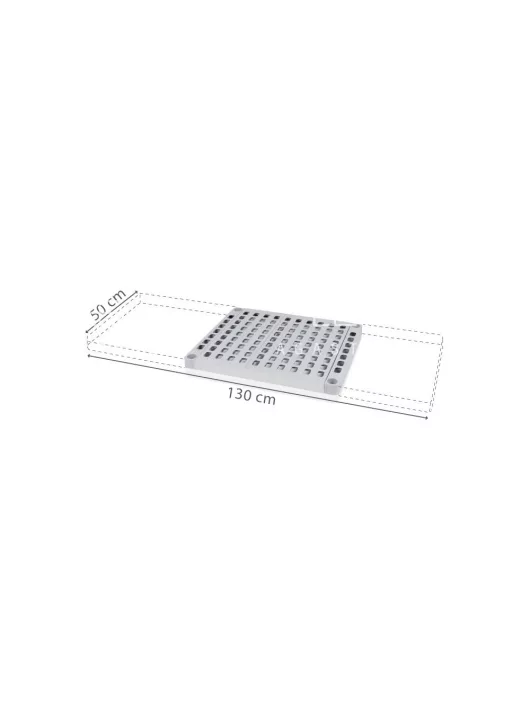 Polclap Aluplast állványhoz, 50 cm-es mélységgel - 1300x500 mm