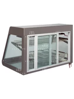 Pultra helyezhető bemutatóvitrin +2 / +12 °C, 0.25 kW