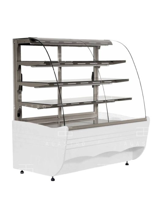 C-1 BL 90/GR BELLISSIMA - Fűtött bemutatóvitrin (+25°C, 60% Rh) +40 ... +90 °C, hűtéstartománnyal