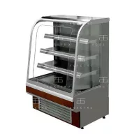   C-1 TS/Z 60/CH TOSTI Hűtött bemutatóvitrin (+25°C, 60% Rh) 0 ... +6 °C, hűtéstartománnyal, 600 x 740 x 1395 mm