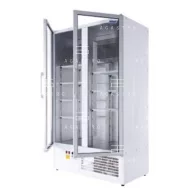   CC 1200 GD - Két üvegajtós hűtővitrin (+25°C, 60% Rh) +1 ... +10 °C, hűtéstartománnyal, 1200 x 700 x 1990 mm