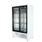 CC 1200 SGD Csúszó üvegajtós, rozsdamentes hűtővitrin (+25°C, 60% Rh) +1 ... +10 °C, 1200 x 650 x 1990 mm